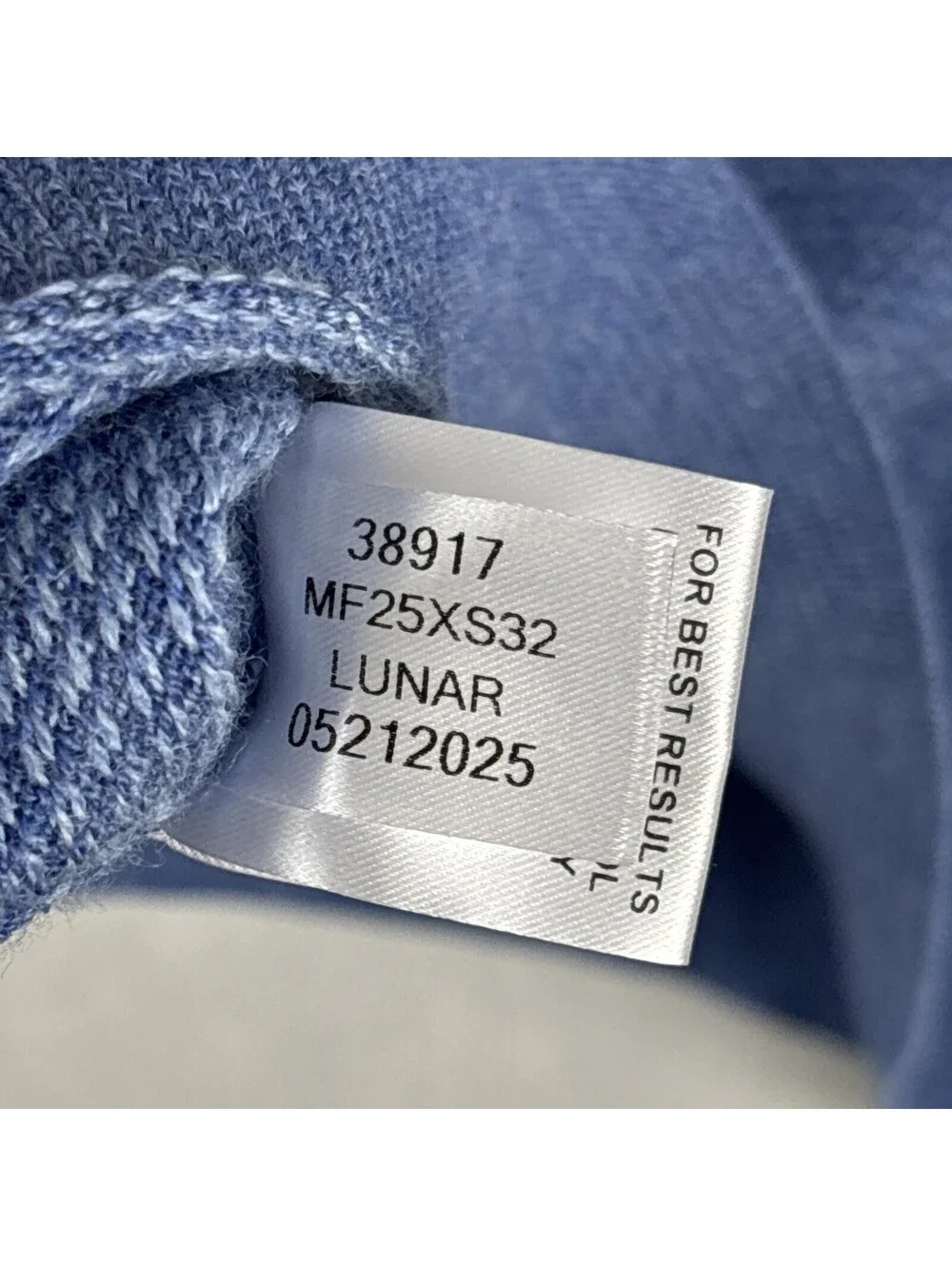 Peter Millar Crown Crafted Merino Wool Quarter Zip Sweater XL Blue Excursionist